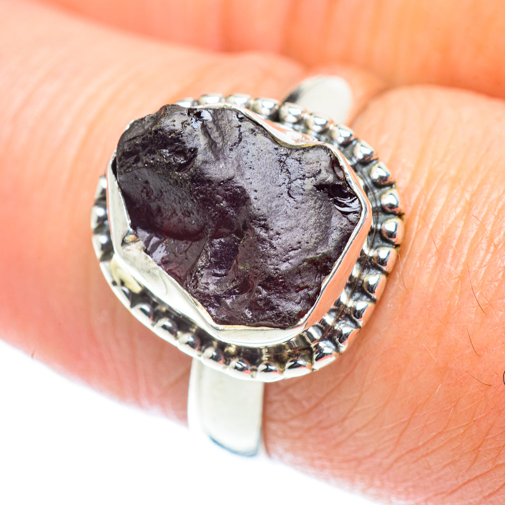 Garnet Rings handcrafted by Anasilvercos - RING55774