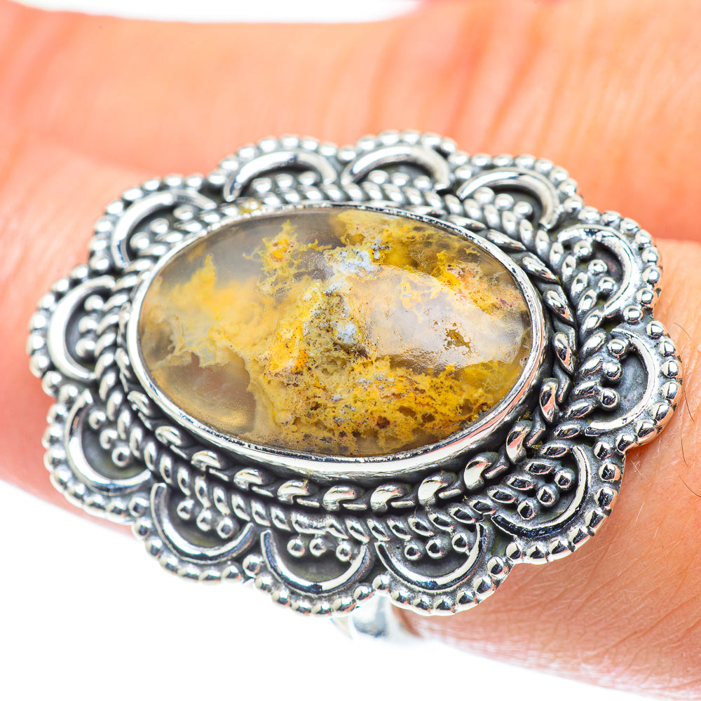 Ocean Jasper Rings handcrafted by Anasilvercos - RING55797