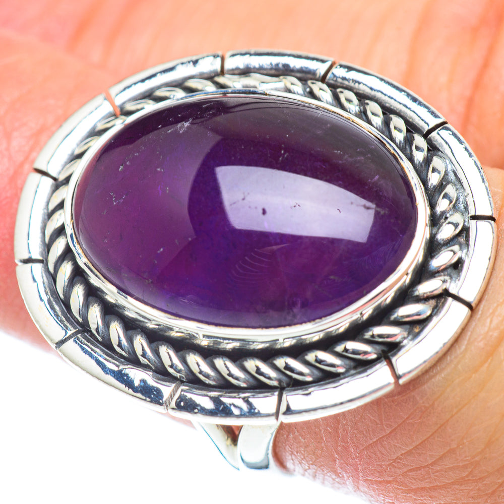 Amethyst Rings handcrafted by Anasilvercos - RING55802