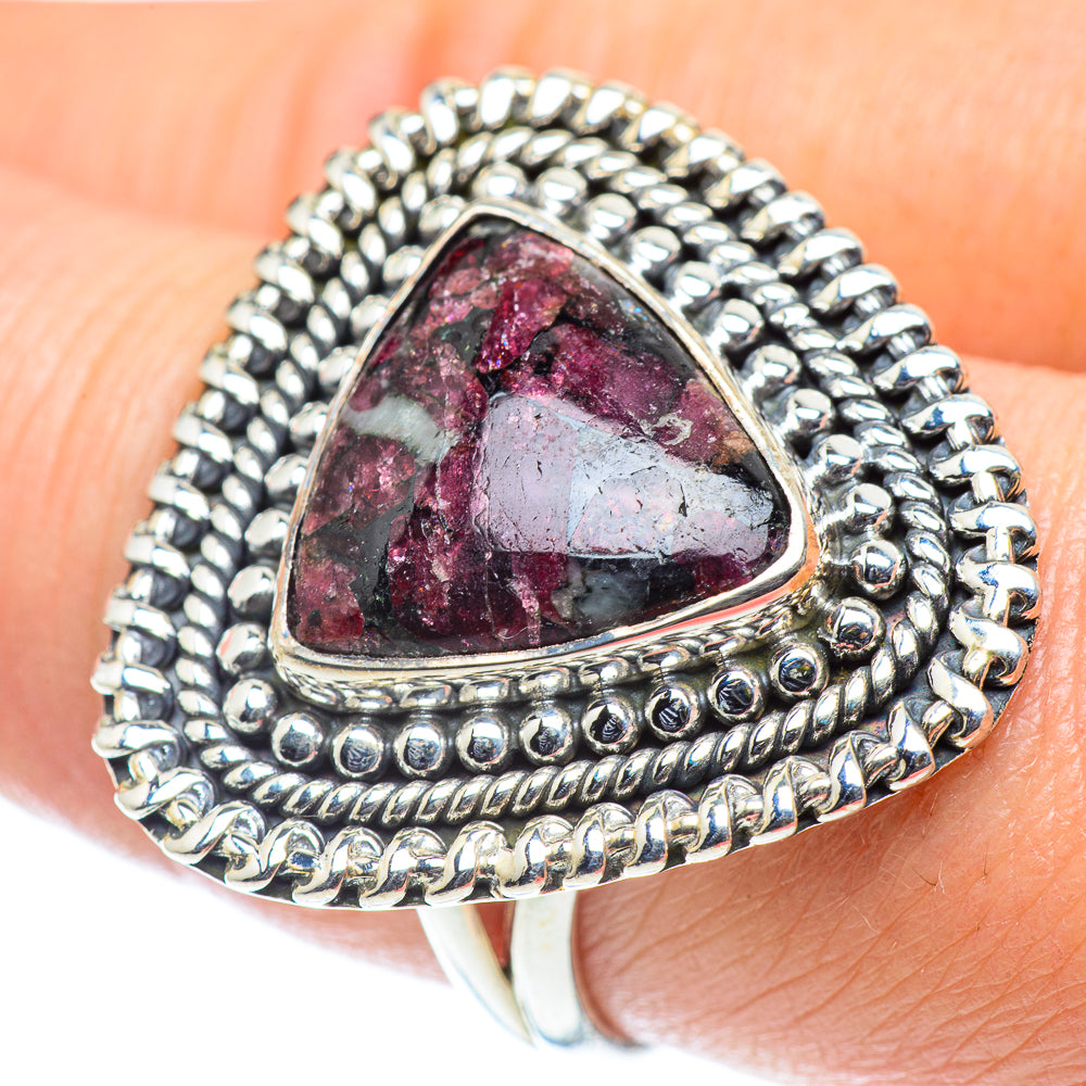 Russian Eudialyte Rings handcrafted by Anasilvercos - RING55829