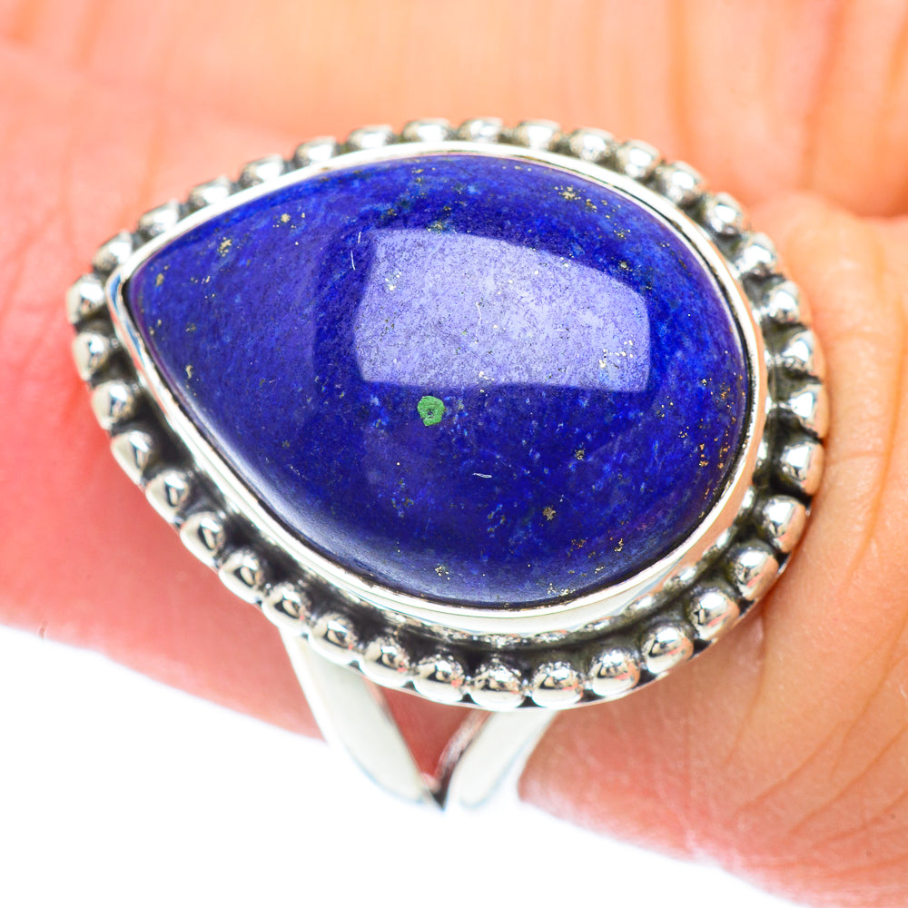 Lapis Lazuli Rings handcrafted by Anasilvercos - RING55837