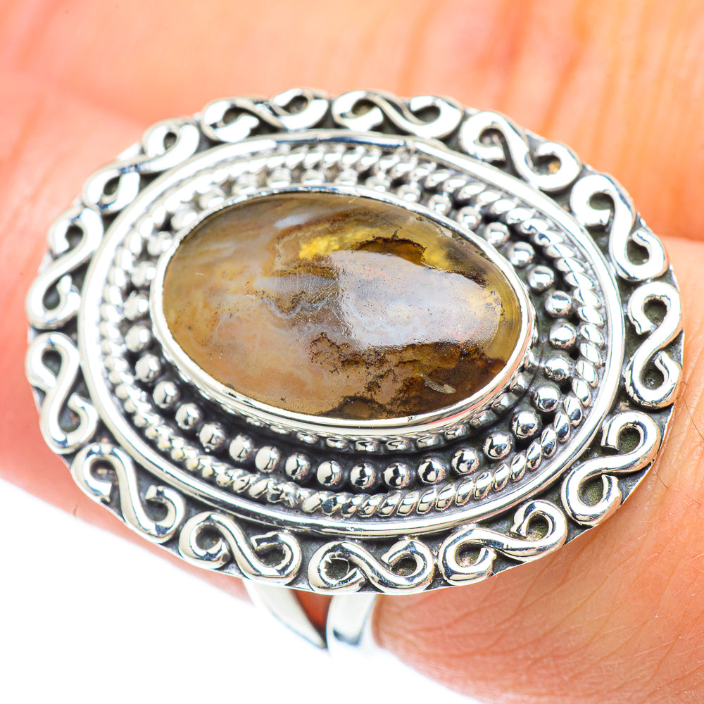 Montana Agate Rings handcrafted by Anasilvercos - RING55845