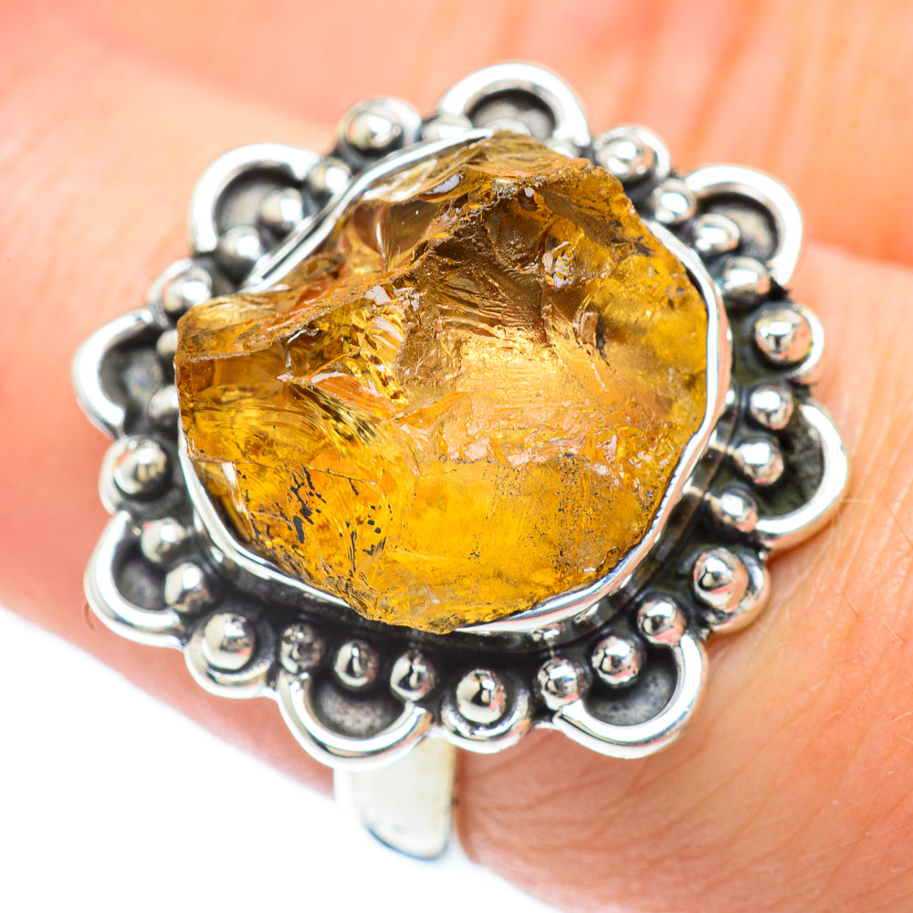 Citrine Rings handcrafted by Anasilvercos - RING55849
