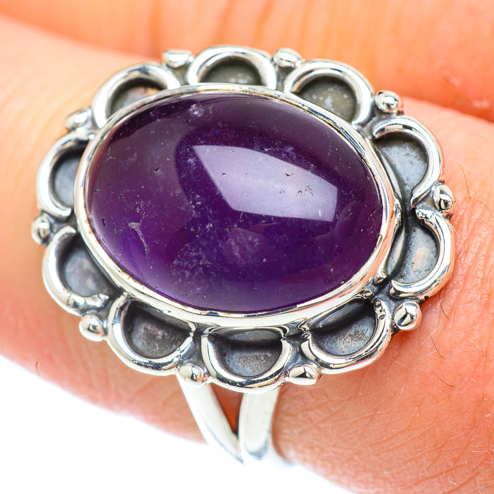 Amethyst Rings handcrafted by Anasilvercos - RING55859