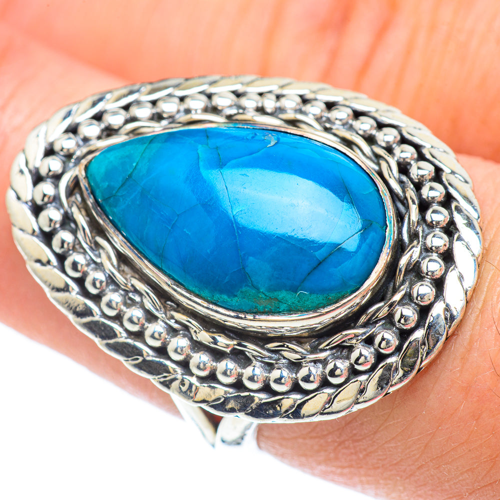 Chrysocolla Rings handcrafted by Anasilvercos - RING55872