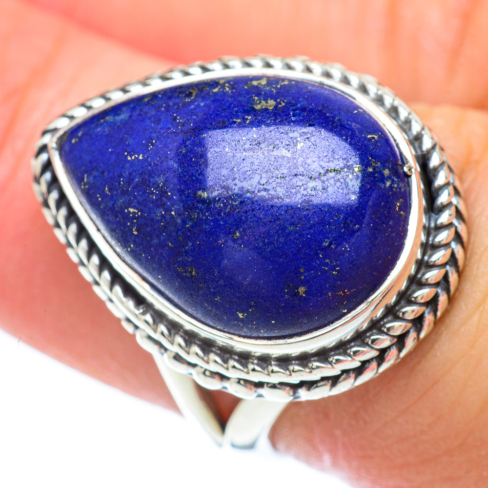 Lapis Lazuli Rings handcrafted by Anasilvercos - RING55873