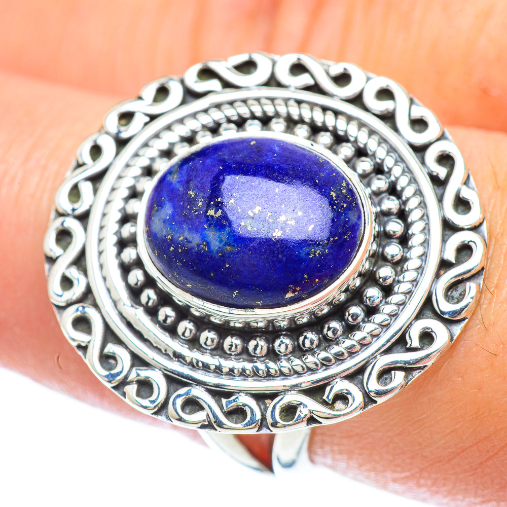 Lapis Lazuli Rings handcrafted by Anasilvercos - RING55905