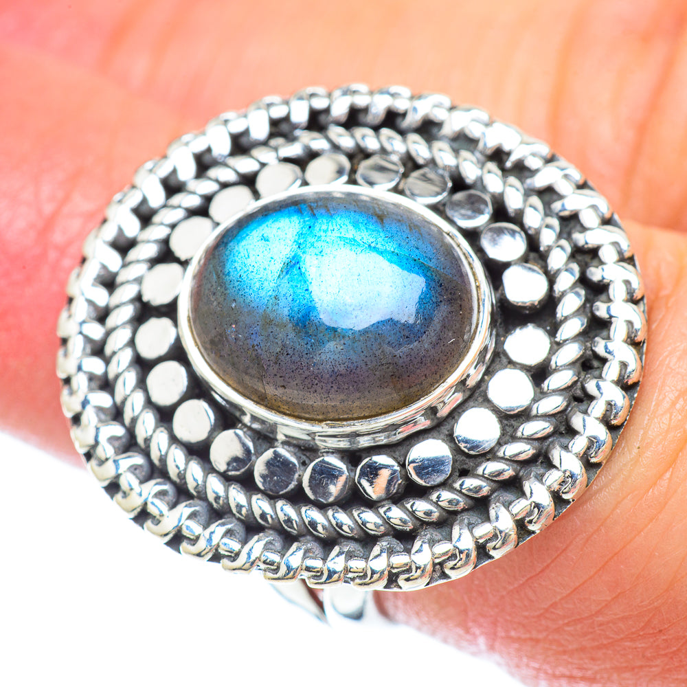 Labradorite Rings handcrafted by Anasilvercos - RING55906