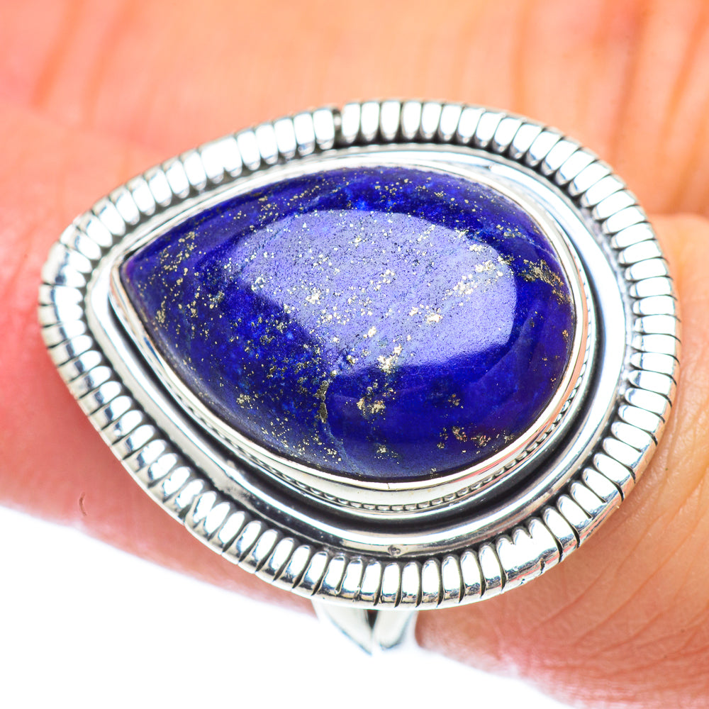 Lapis Lazuli Rings handcrafted by Anasilvercos - RING55907