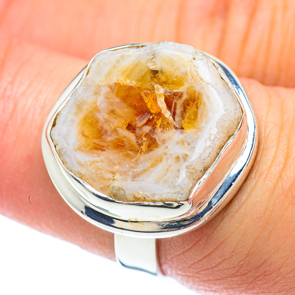 Citrine Rings handcrafted by Anasilvercos - RING55919