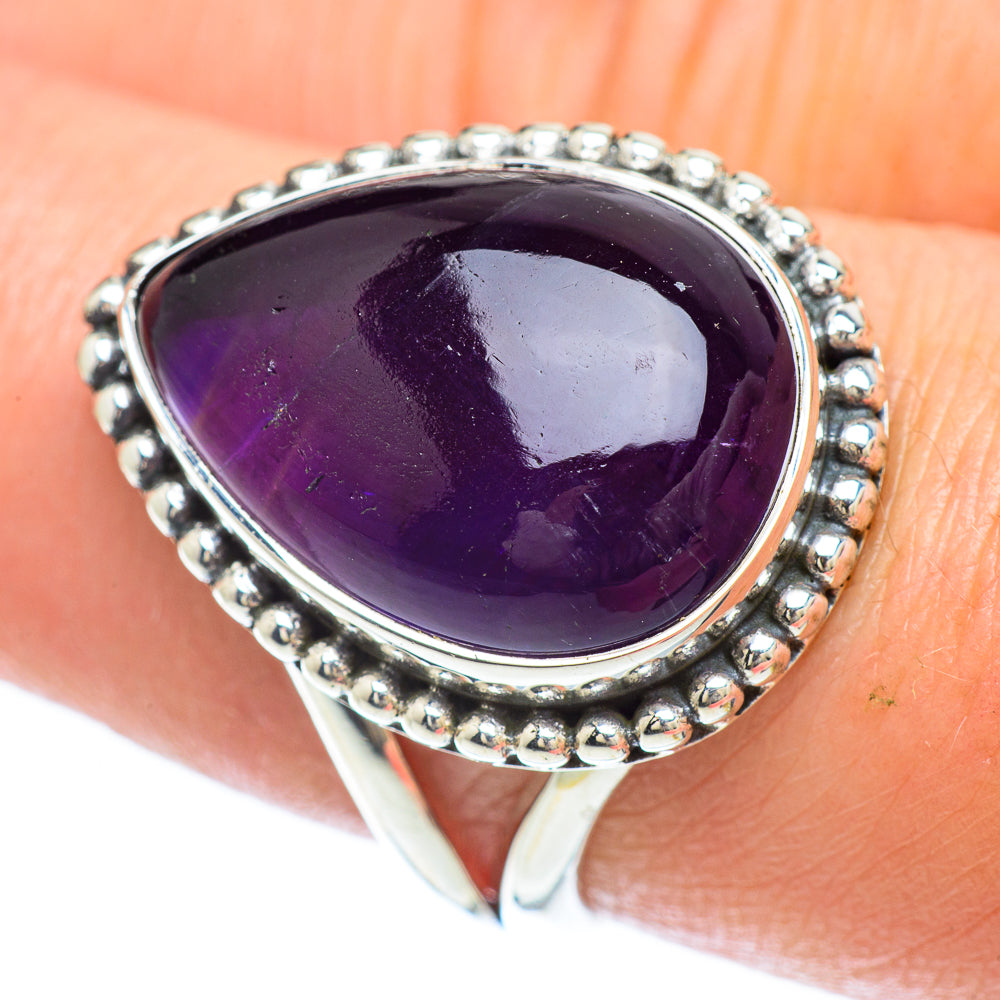 Amethyst Rings handcrafted by Anasilvercos - RING55927