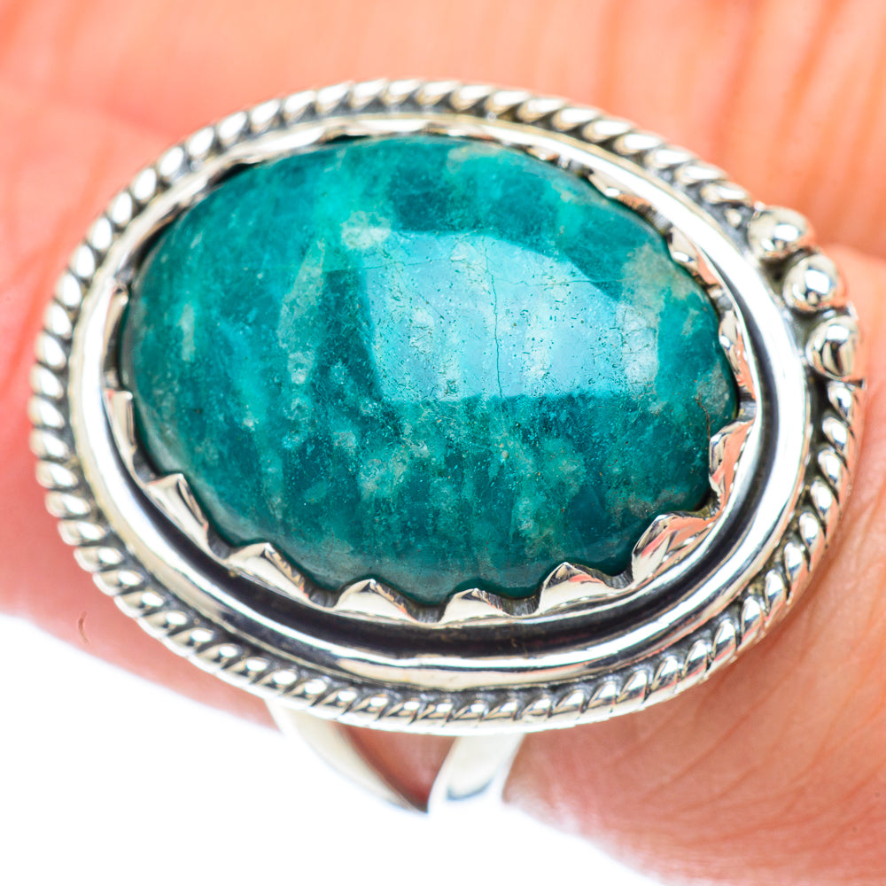 Amazonite Rings handcrafted by Anasilvercos - RING55941