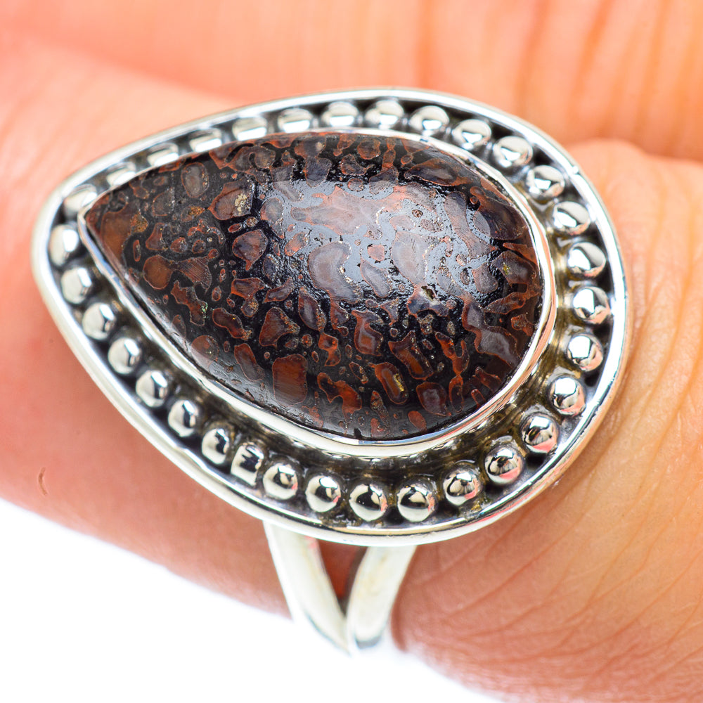 Dinosaur Bone Rings handcrafted by Anasilvercos - RING55945