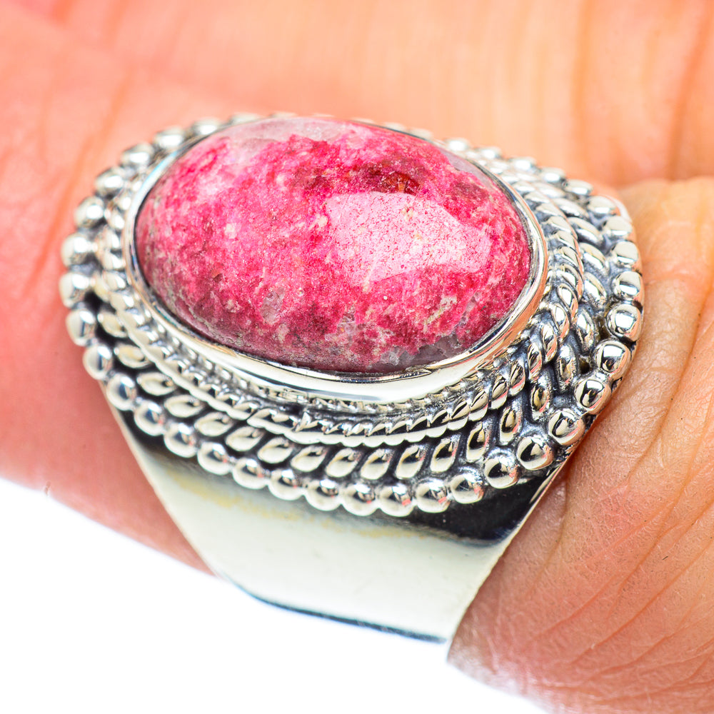 Thulite Rings handcrafted by Anasilvercos - RING55953