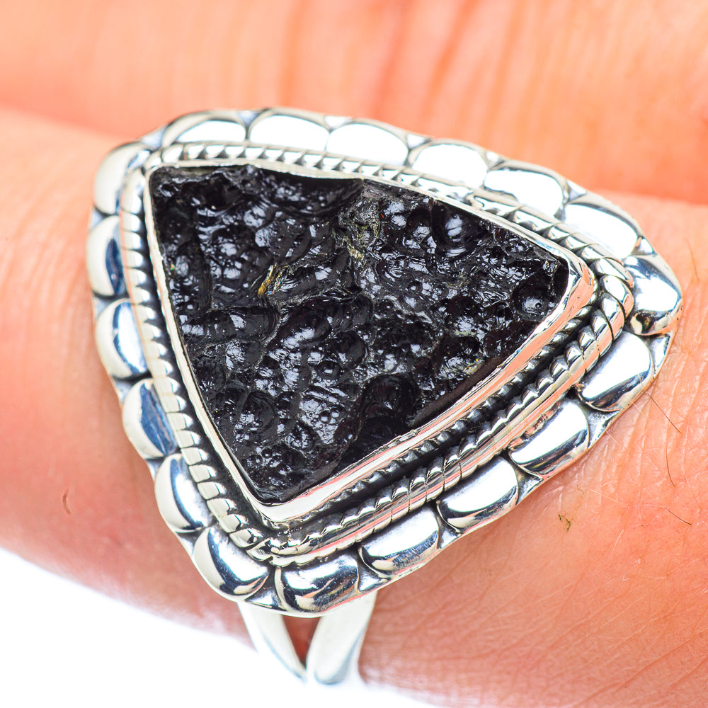 Tektite Rings handcrafted by Anasilvercos - RING55958