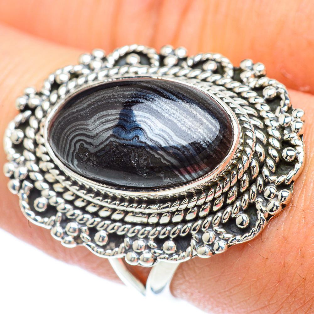 Psilomelane Rings handcrafted by Anasilvercos - RING55959