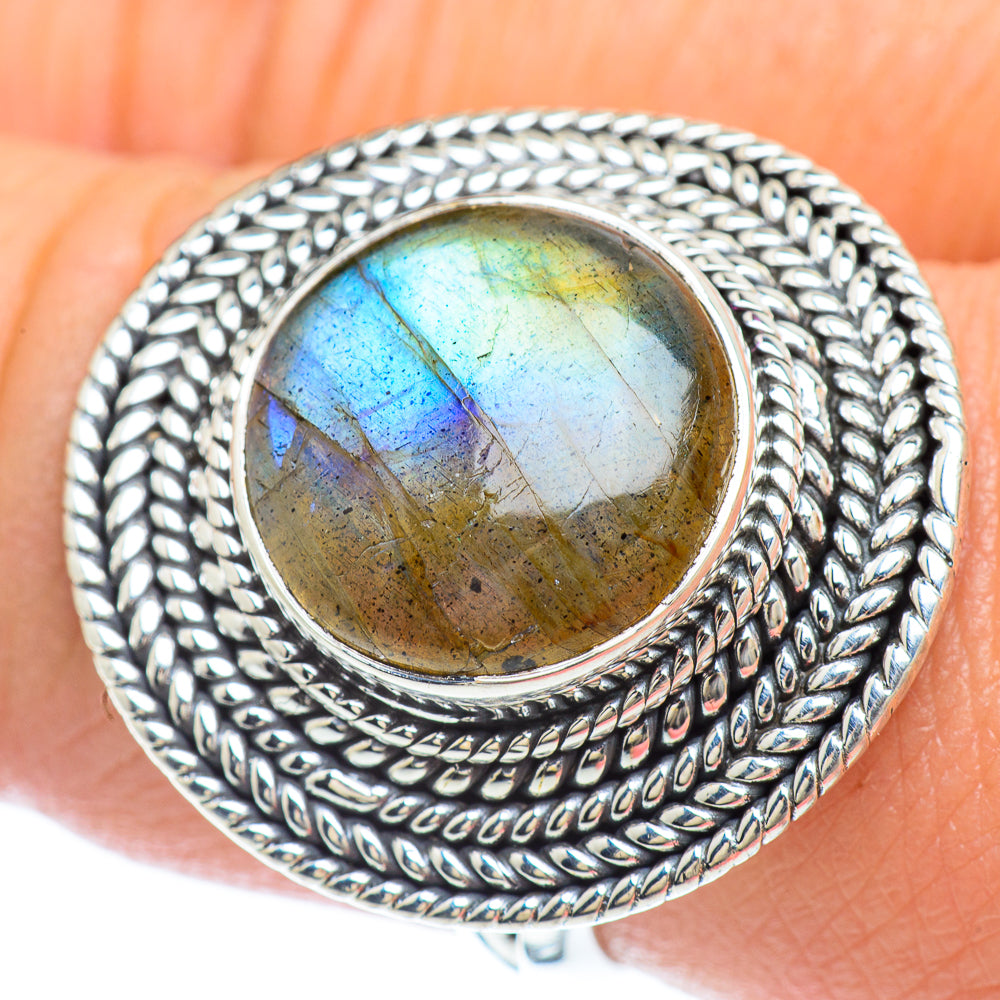 Labradorite Rings handcrafted by Anasilvercos - RING55963