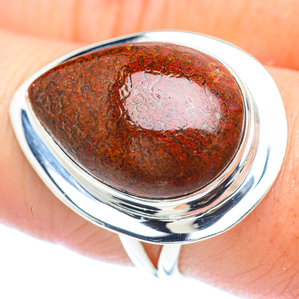 Dinosaur Bone Rings handcrafted by Anasilvercos - RING56005