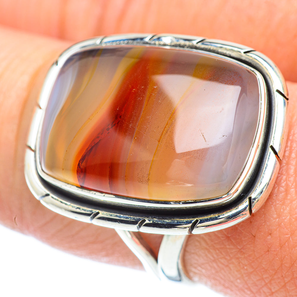 Montana Agate Rings handcrafted by Anasilvercos - RING56040