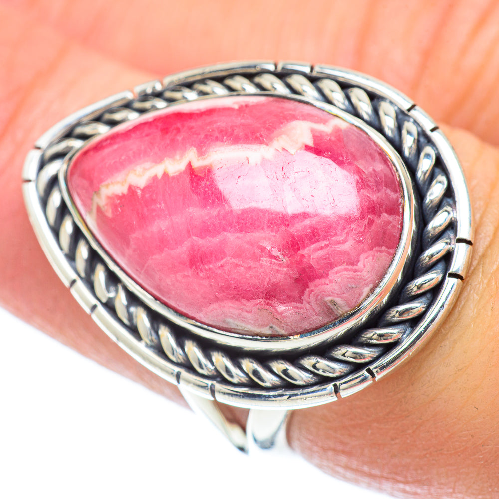 Rhodochrosite Rings handcrafted by Anasilvercos - RING56045