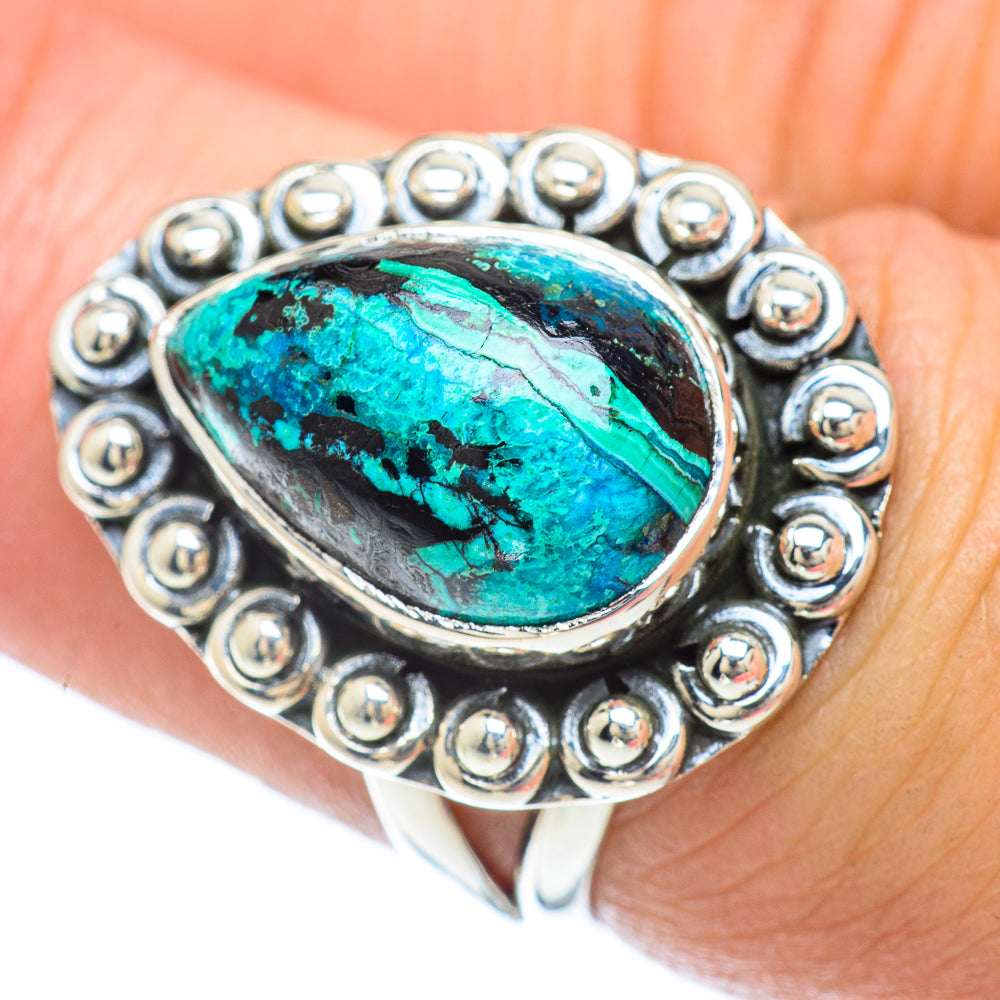 Shattuckite Rings handcrafted by Anasilvercos - RING56050