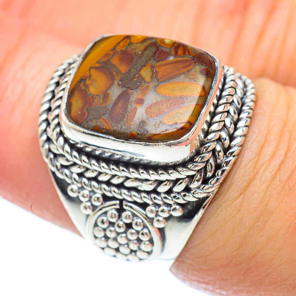 Chert Breccia Rings handcrafted by Anasilvercos - RING56066
