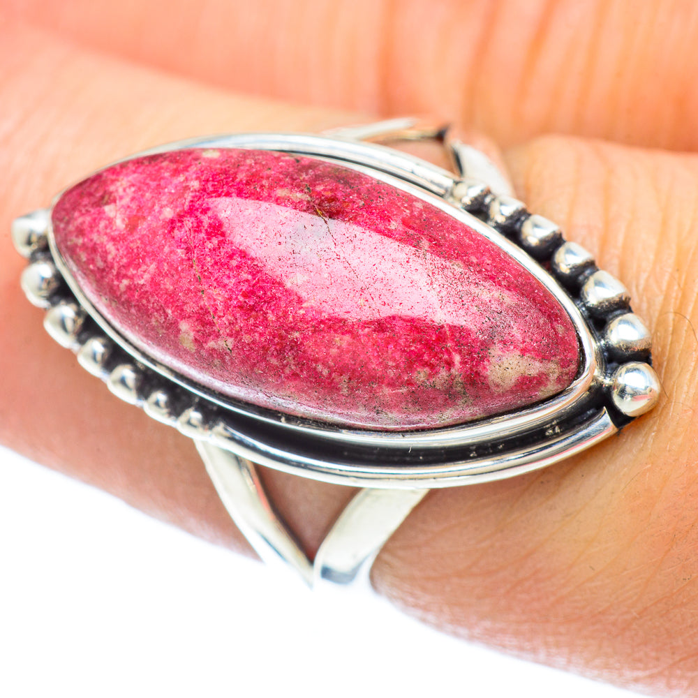 Thulite Rings handcrafted by Anasilvercos - RING56070