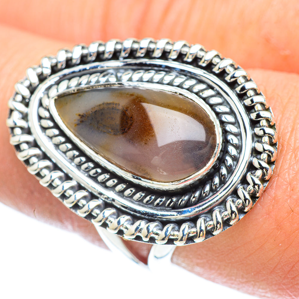 Montana Agate Rings handcrafted by Anasilvercos - RING56117