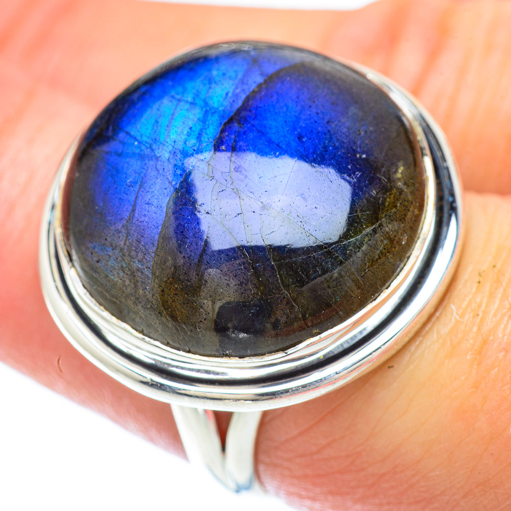 Labradorite Rings handcrafted by Anasilvercos - RING56141