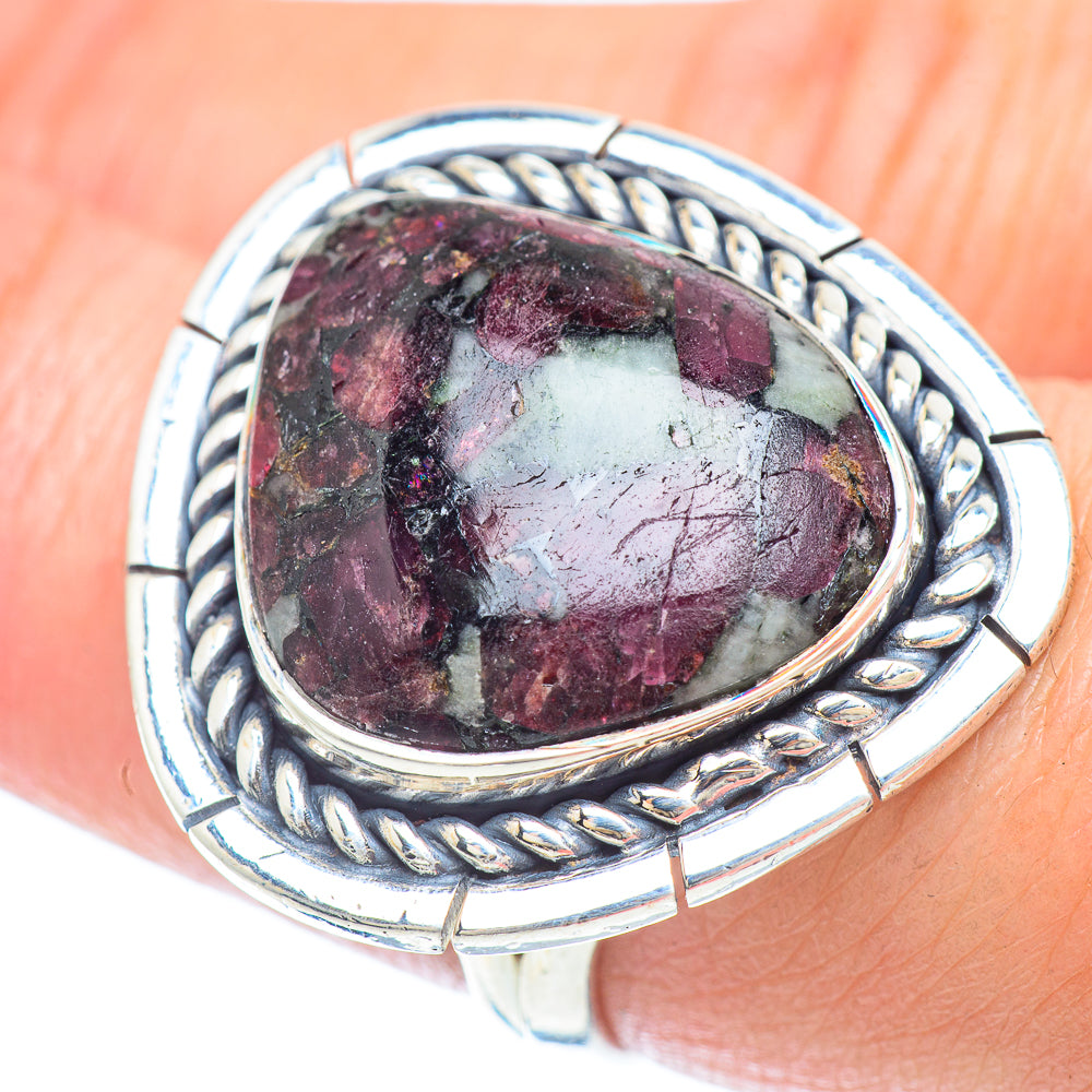 Russian Eudialyte Rings handcrafted by Anasilvercos - RING56168