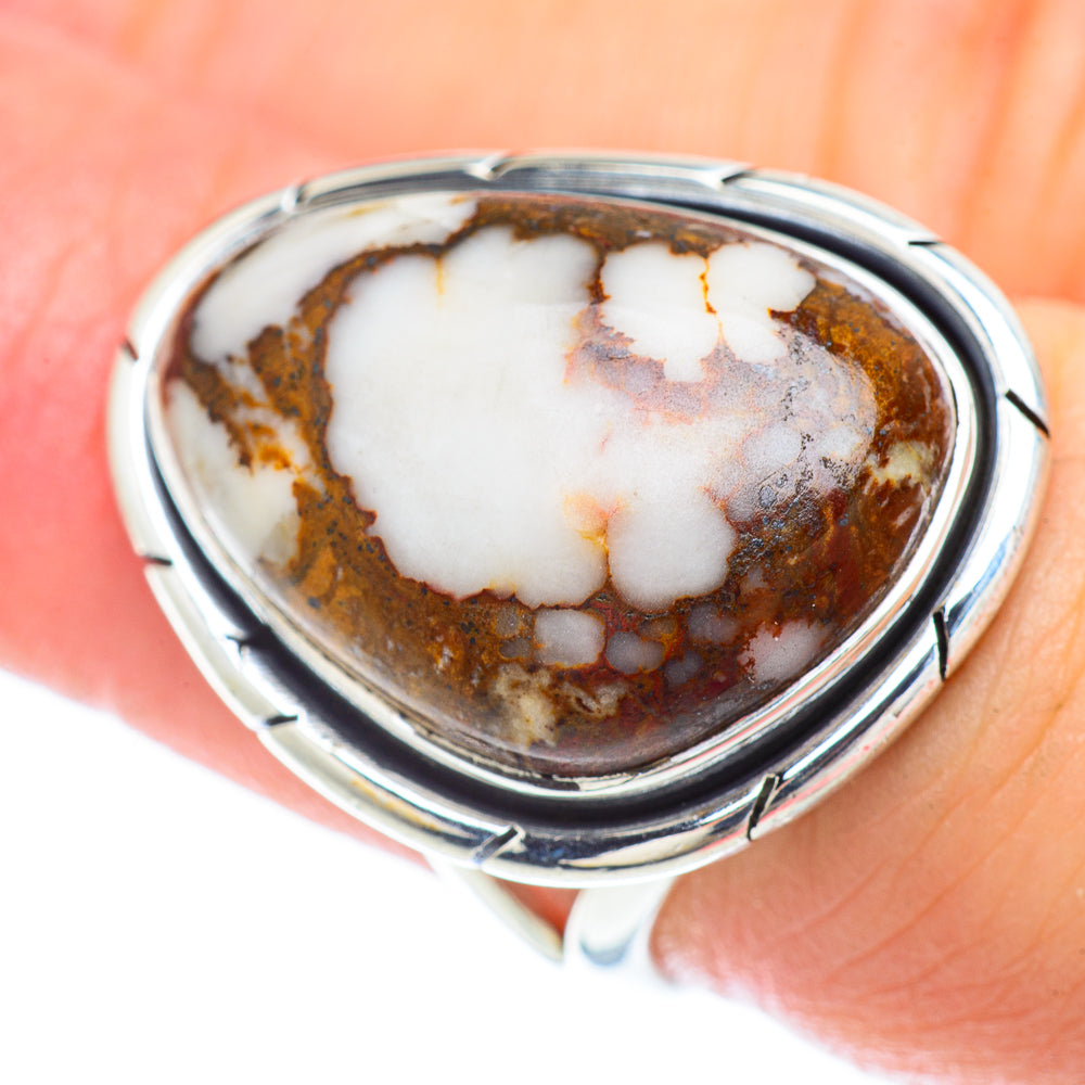 Peanut Wood Jasper Rings handcrafted by Anasilvercos - RING56245