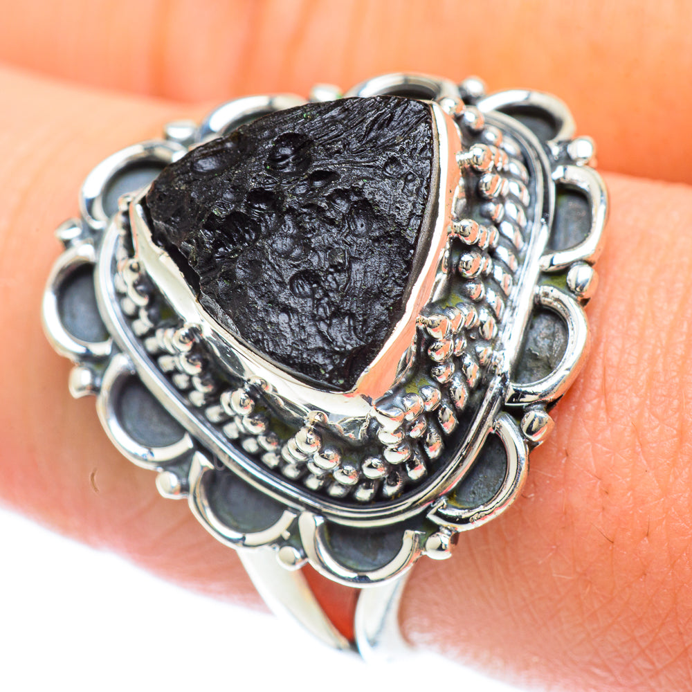 Tektite Rings handcrafted by Anasilvercos - RING56258
