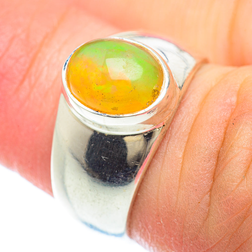 Ethiopian Opal Rings handcrafted by Anasilvercos - RING56263