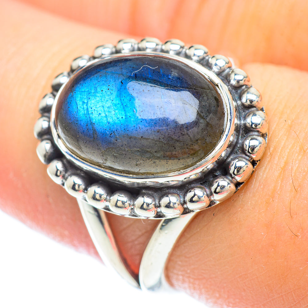 Labradorite Rings handcrafted by Anasilvercos - RING56268