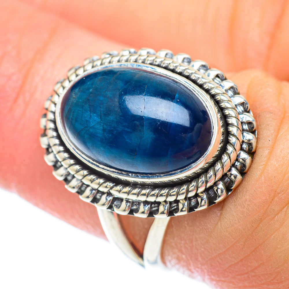 Chrysocolla In Quartz Rings handcrafted by Anasilvercos - RING56270