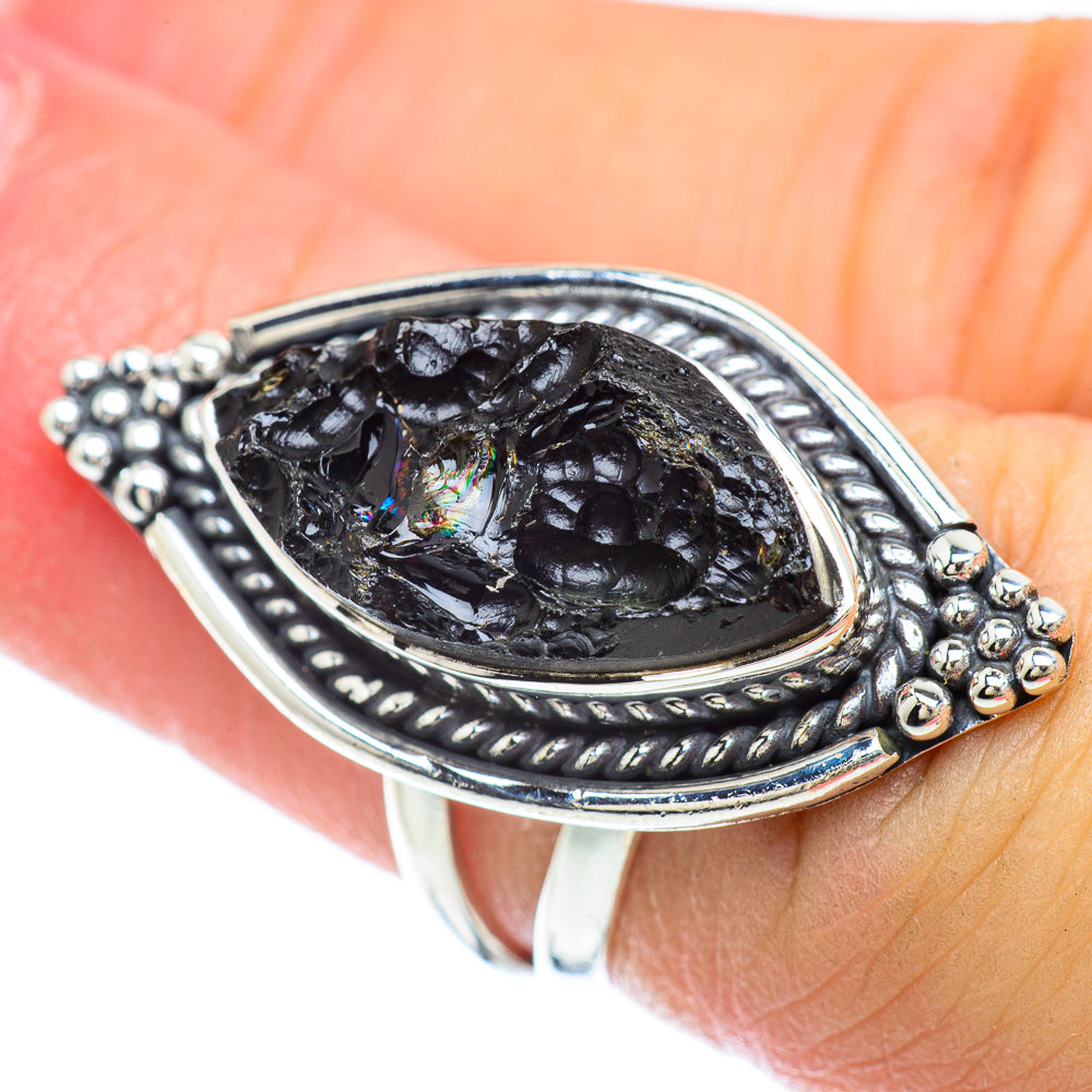 Tektite Rings handcrafted by Anasilvercos - RING56291