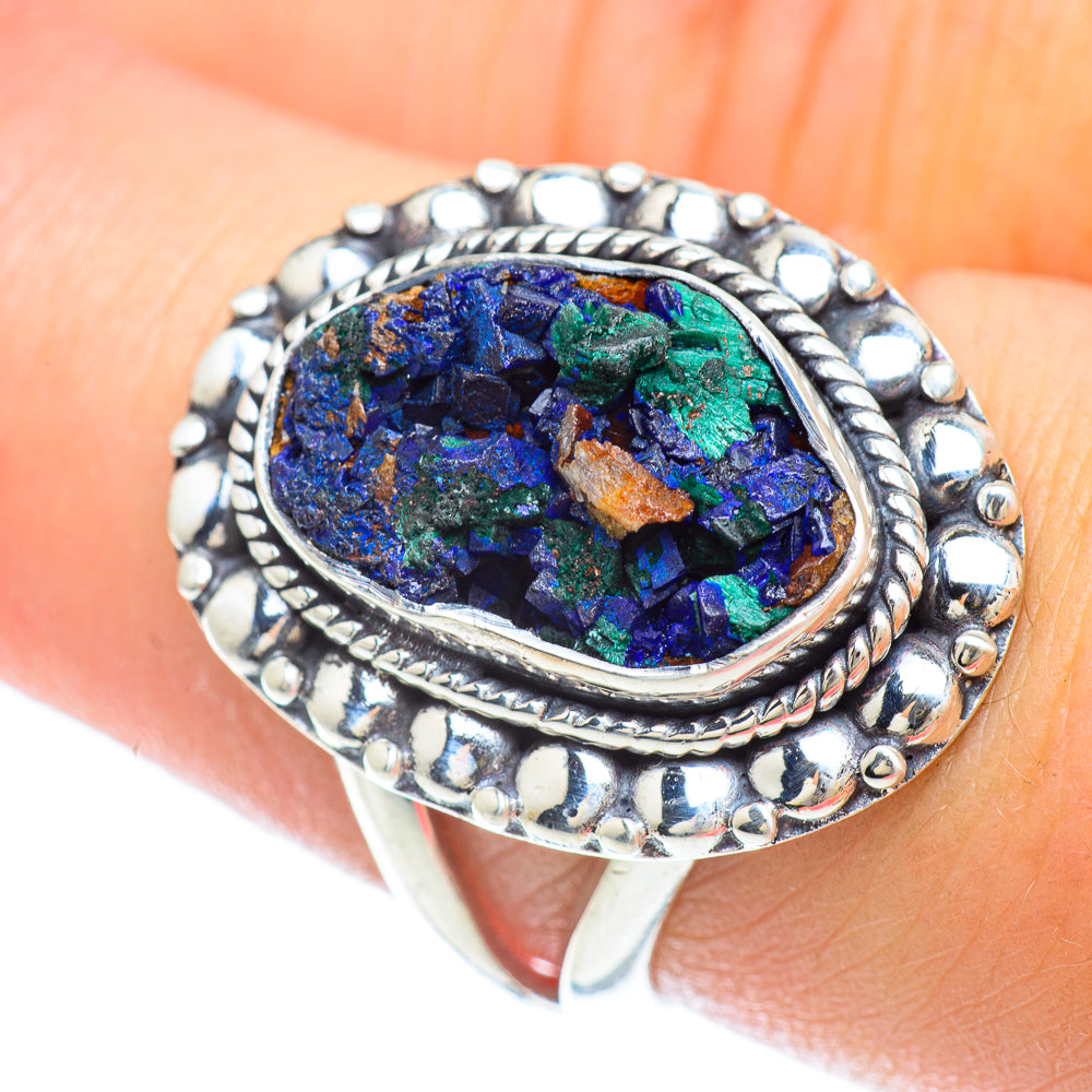 Azurite Rings handcrafted by Anasilvercos - RING56295