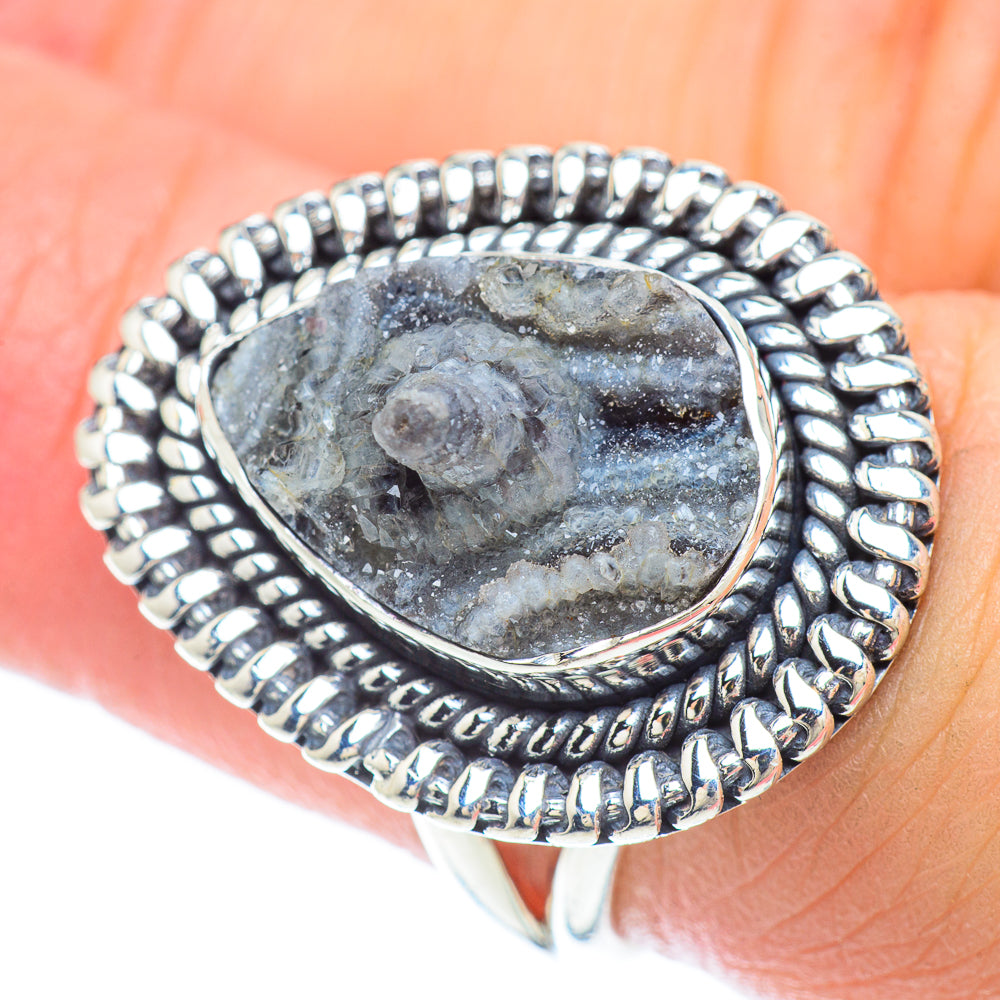 Desert Druzy Rings handcrafted by Anasilvercos - RING56298