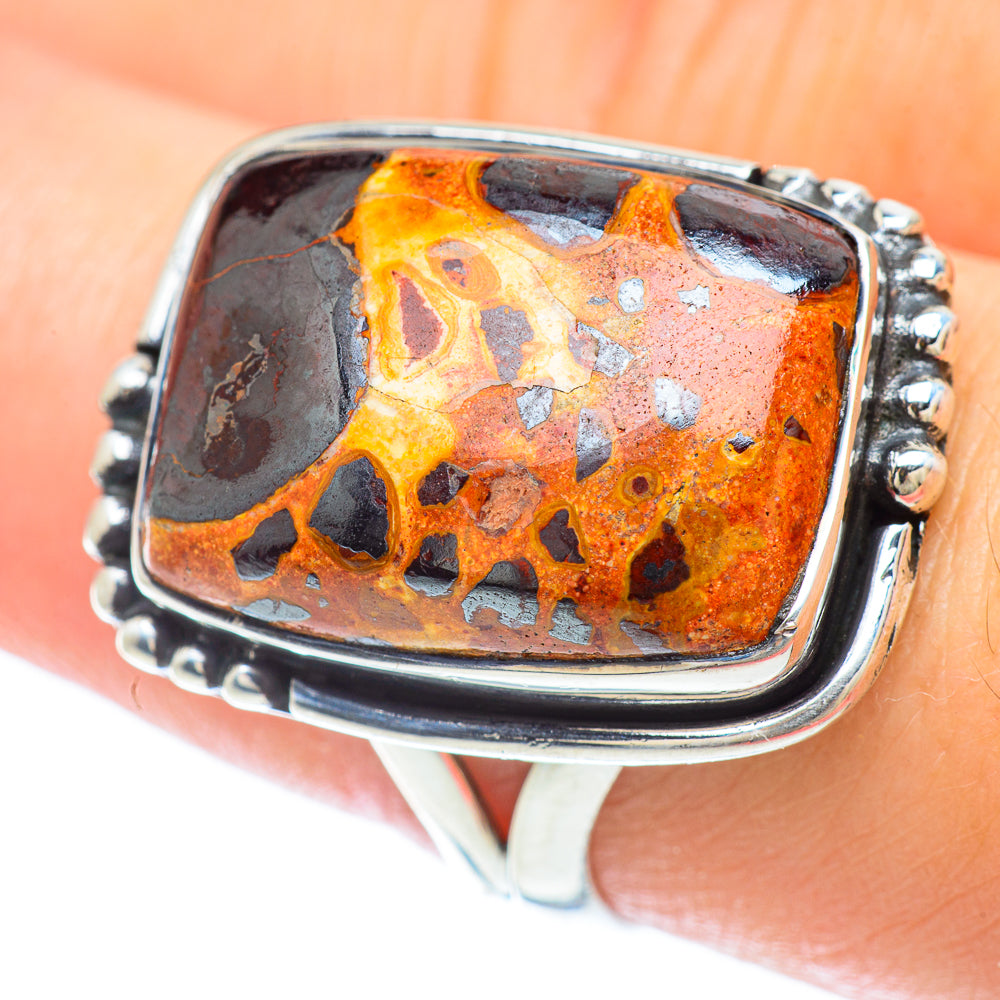 Bauxite Rings handcrafted by Anasilvercos - RING56315