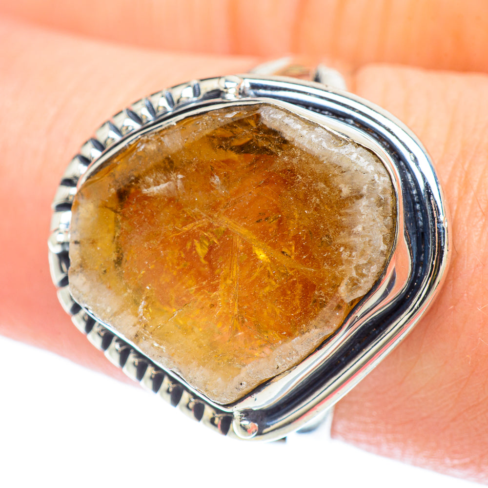 Citrine Rings handcrafted by Anasilvercos - RING56317
