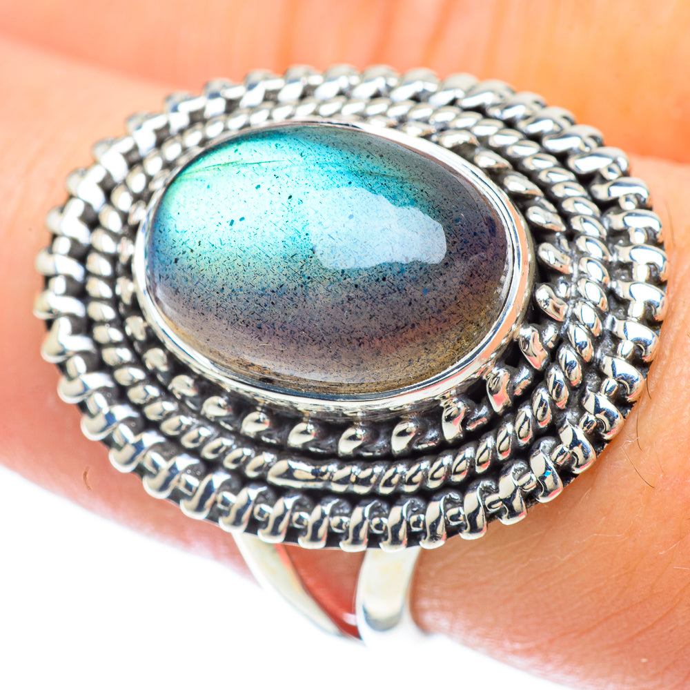 Labradorite Rings handcrafted by Anasilvercos - RING56340