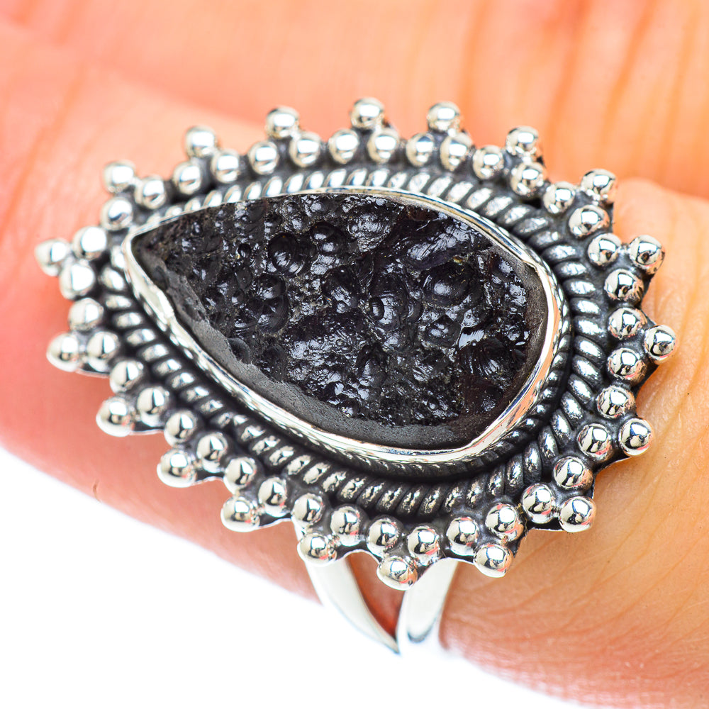 Tektite Rings handcrafted by Anasilvercos - RING56355