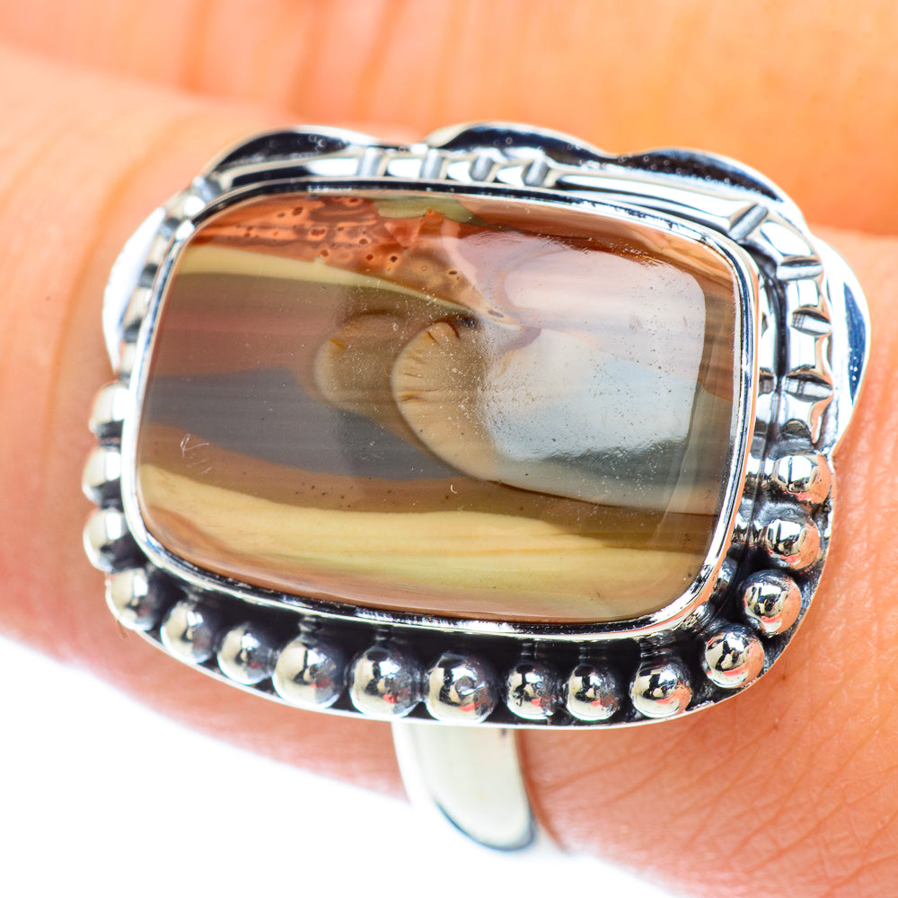 Willow Creek Jasper Rings handcrafted by Anasilvercos - RING56371