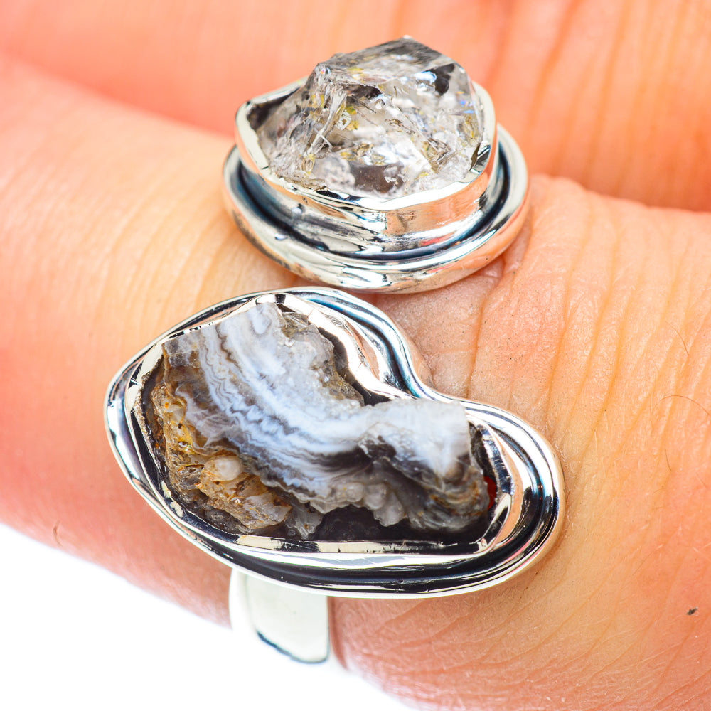 Desert Druzy Rings handcrafted by Anasilvercos - RING56372