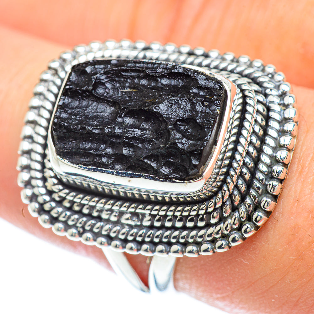 Tektite Rings handcrafted by Anasilvercos - RING56378