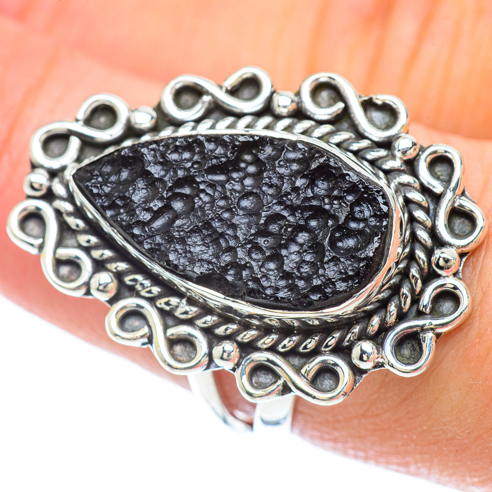 Tektite Rings handcrafted by Anasilvercos - RING56404