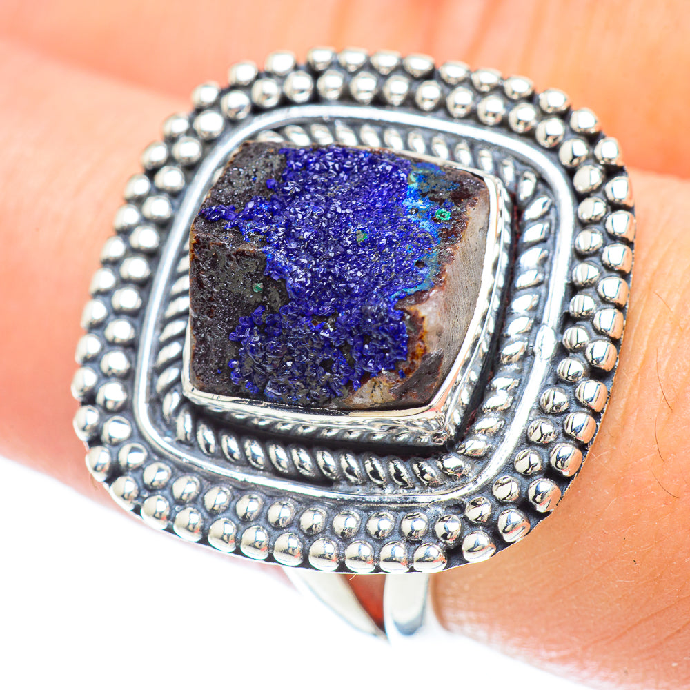 Azurite Rings handcrafted by Anasilvercos - RING56439