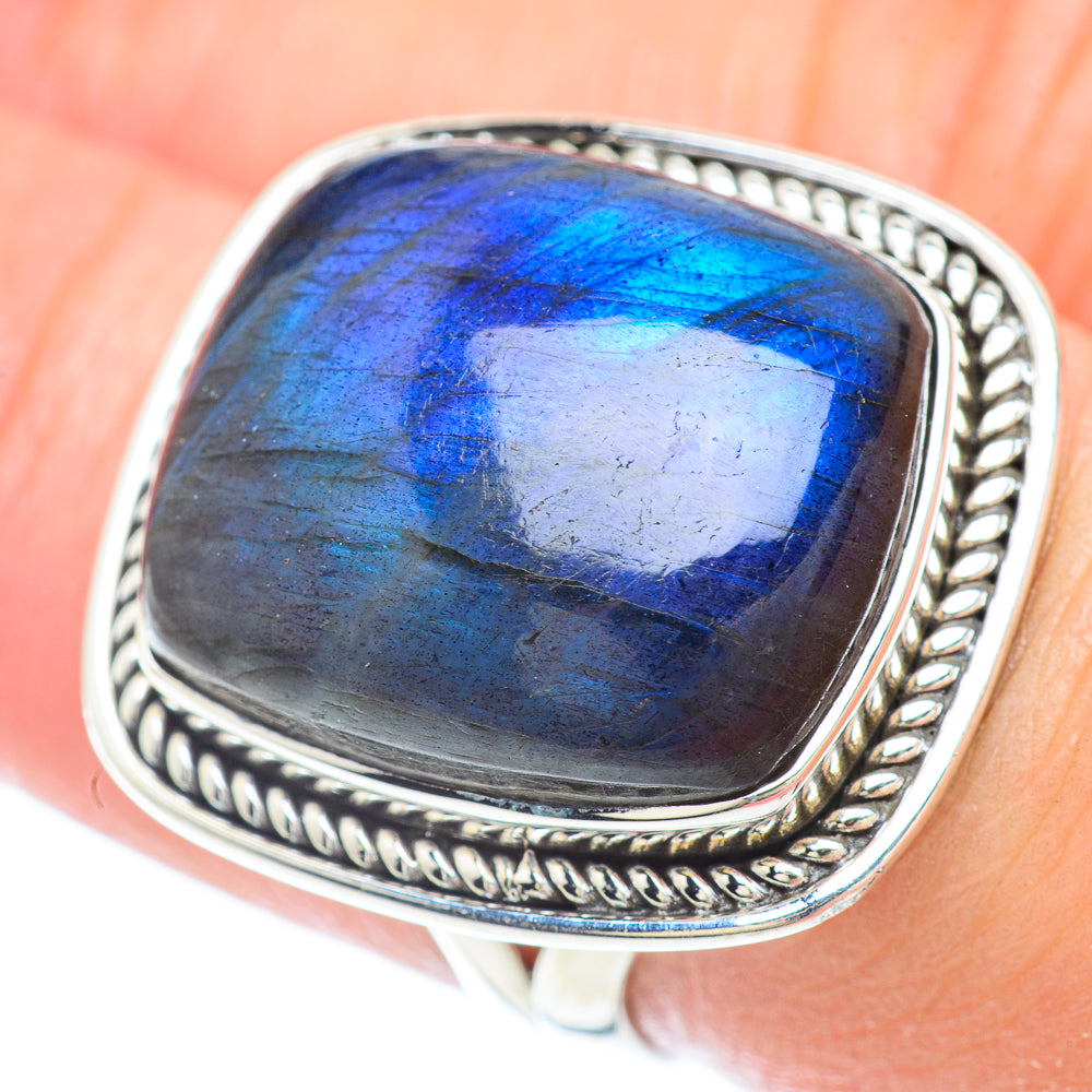 Labradorite Rings handcrafted by Anasilvercos - RING56441