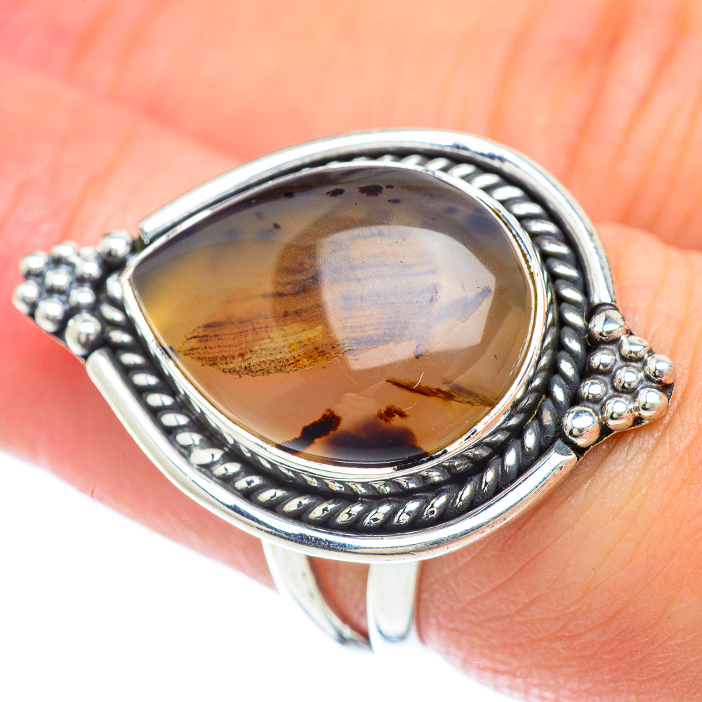 Montana Agate Rings handcrafted by Anasilvercos - RING56449