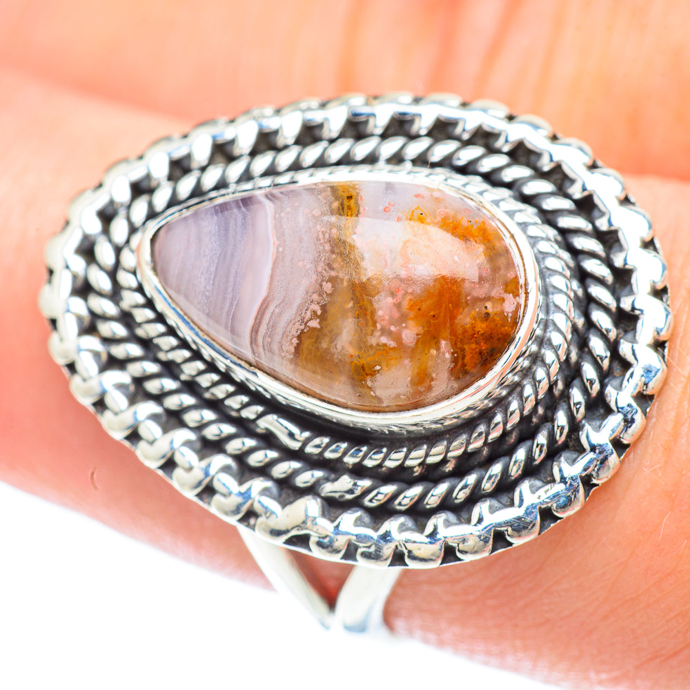 Ocean Jasper Rings handcrafted by Anasilvercos - RING56450